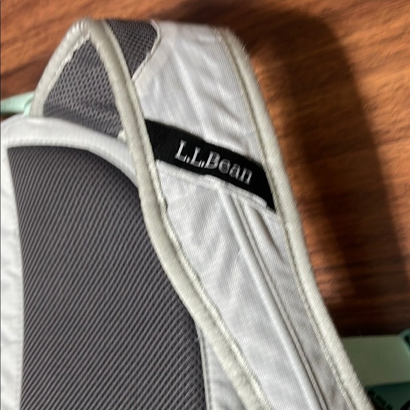 L.L. Bean Gray and Mint Backpack - Picture 6 of 8